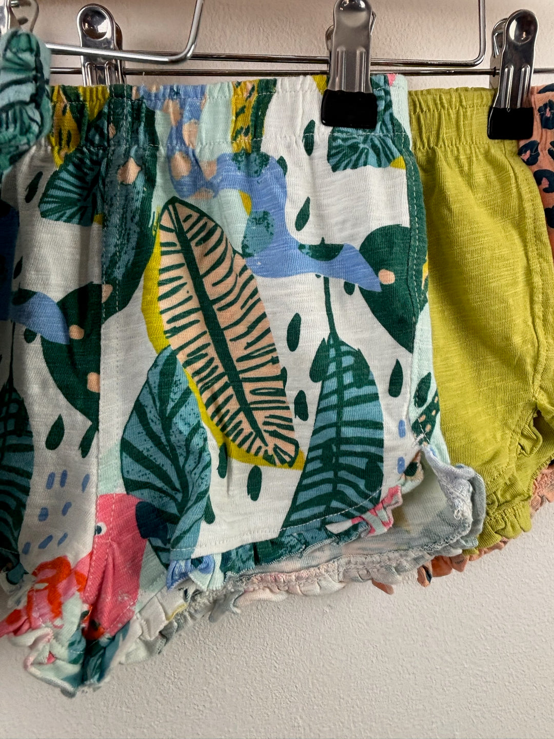 Next Multicolour Frill Shorts 4 Pack 2-3 Years