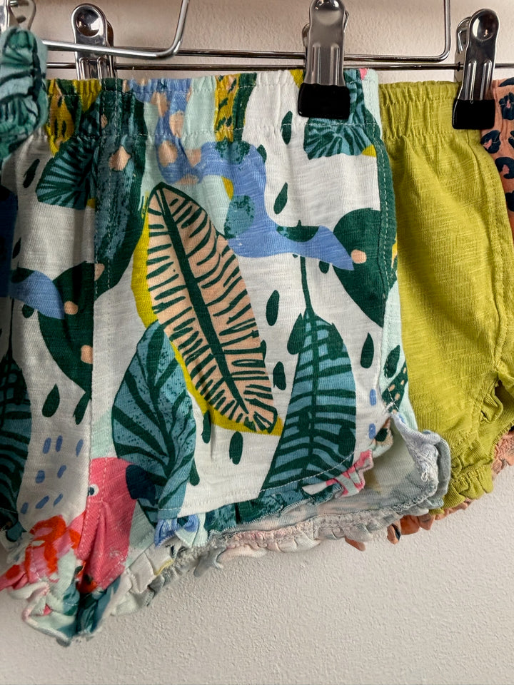 Next Multicolour Frill Shorts 4 Pack 2-3 Years