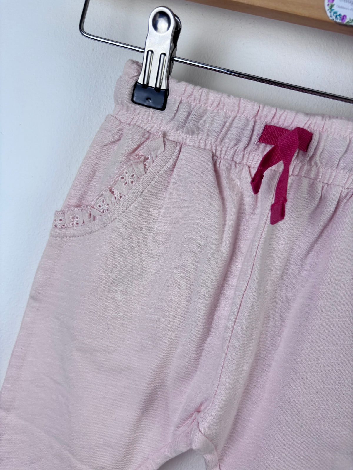 Boden Pink and Blue Joggers Set 12-18 Months-Trousers-Second Snuggle Preloved