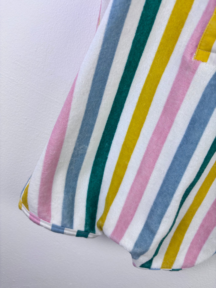 Hugo Tiki Multicolour Stripe Terry Playsuit 4 Years-Play Suits-Second Snuggle Preloved