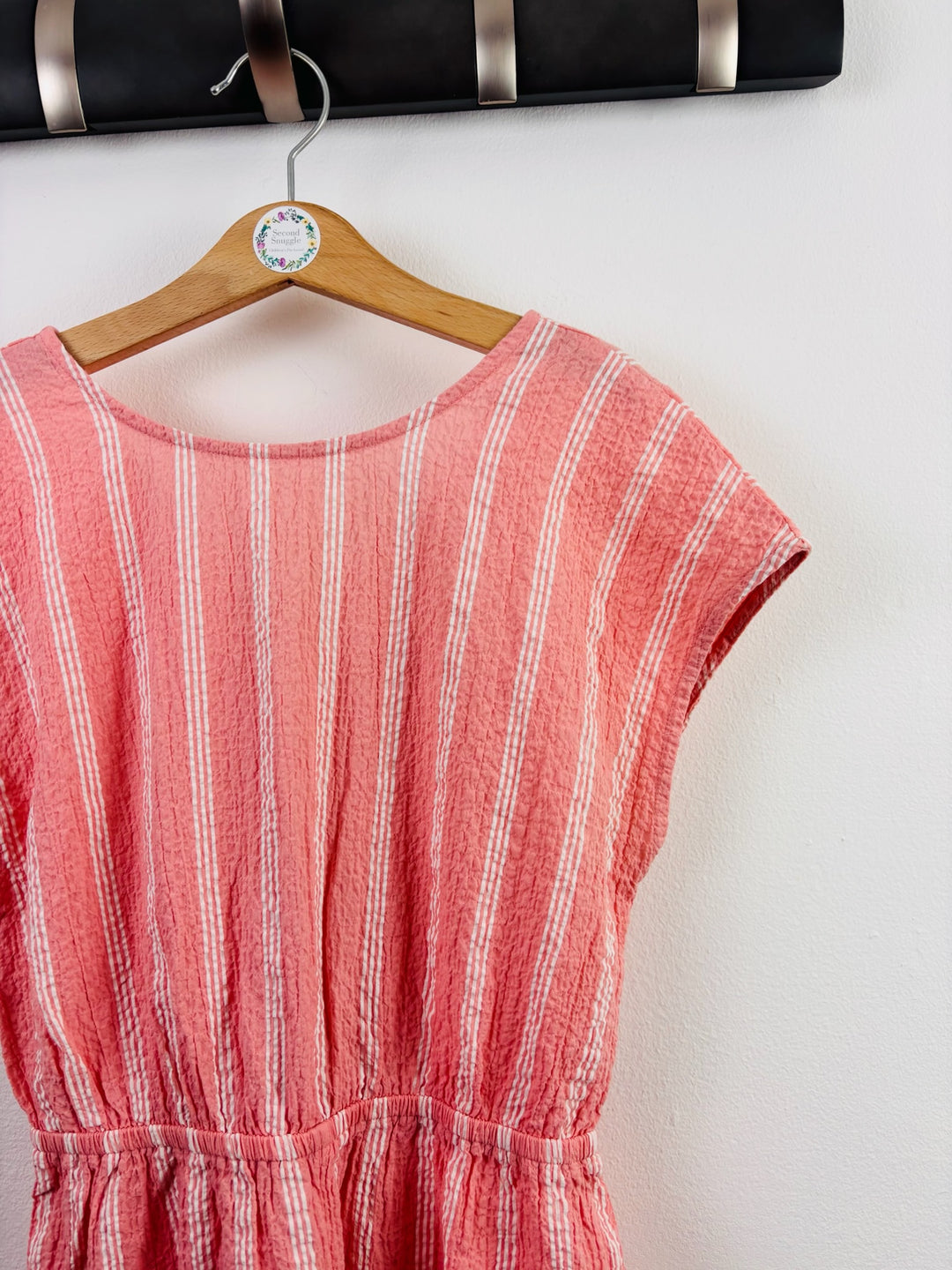 M&S Coral Stripe Wide Leg Jumpsuit 8-9 Years