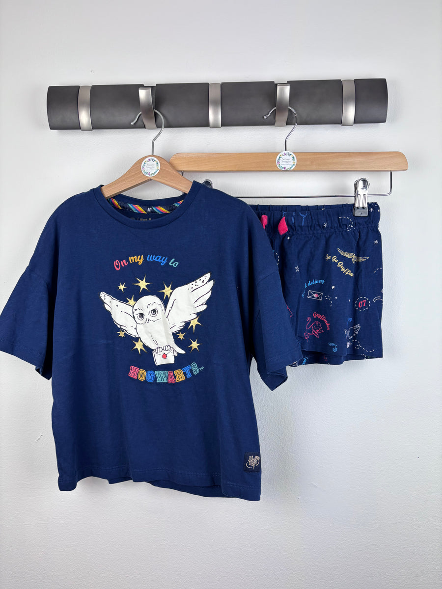 M&S Harry Potter Pyjama Set 7-8 Years-Night Wear-Second Snuggle Preloved