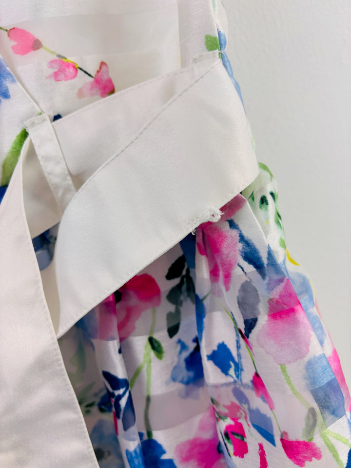 M&S White Floral Occasion Dress 4-5 Years