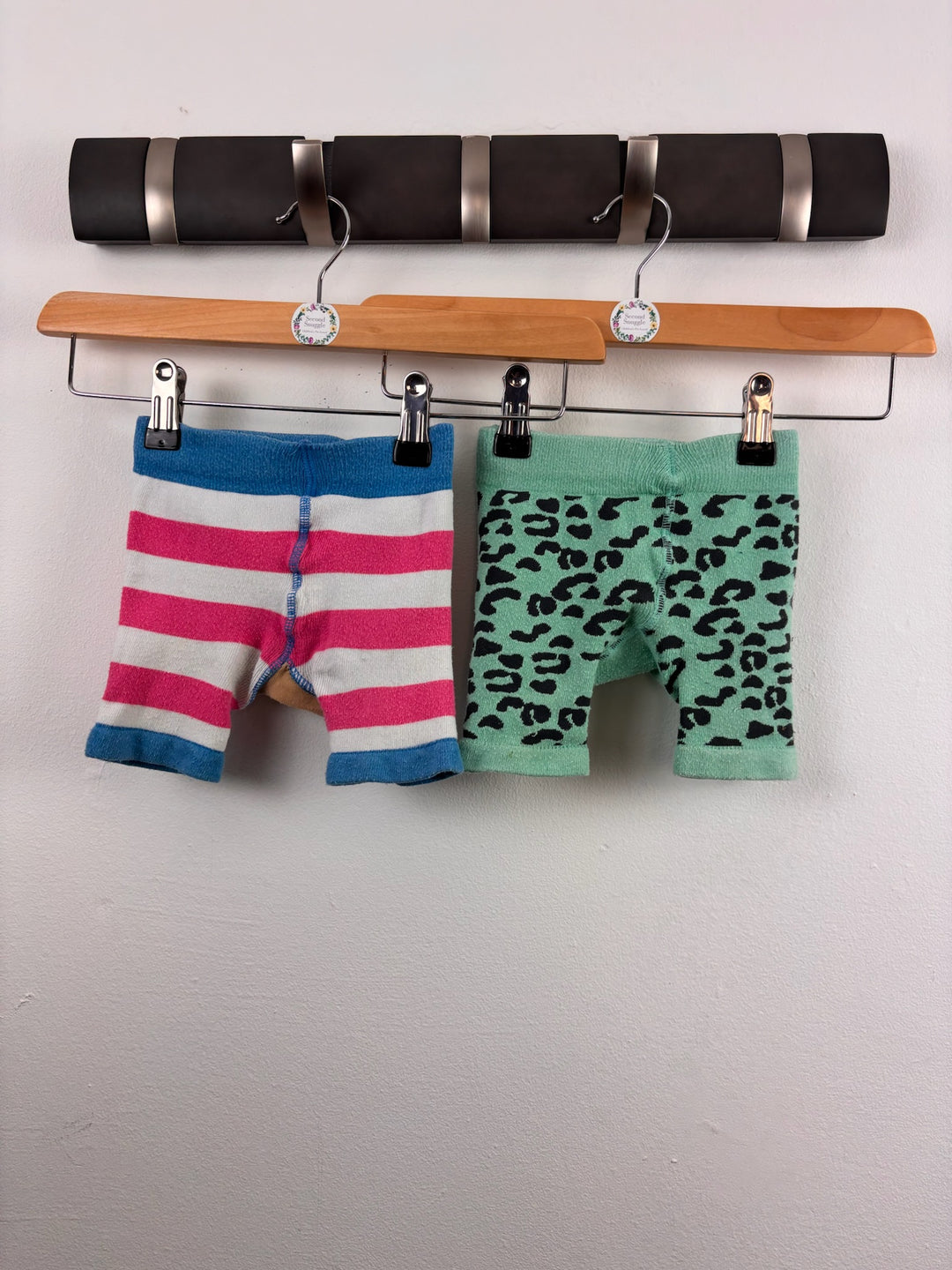 Blade & Rose Stripe & Leopard Shorts 2 Pack 1-2 Years