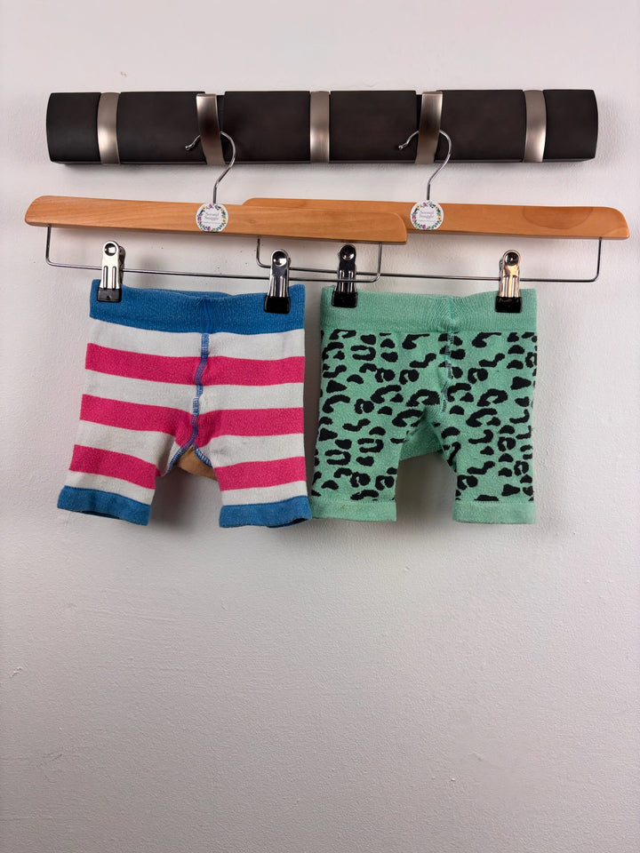 Blade & Rose Stripe & Leopard Shorts 2 Pack 1-2 Years