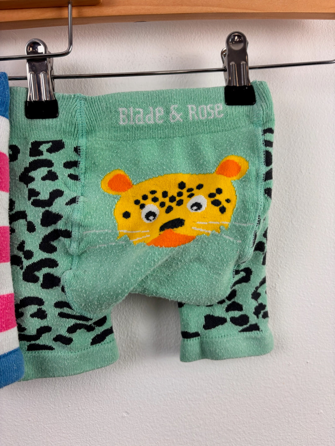 Blade & Rose Stripe & Leopard Shorts 2 Pack 1-2 Years