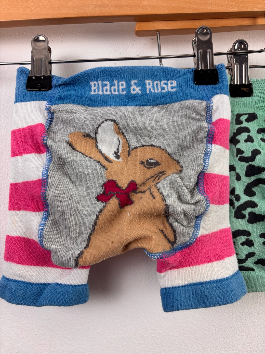 Blade & Rose Stripe & Leopard Shorts 2 Pack 1-2 Years