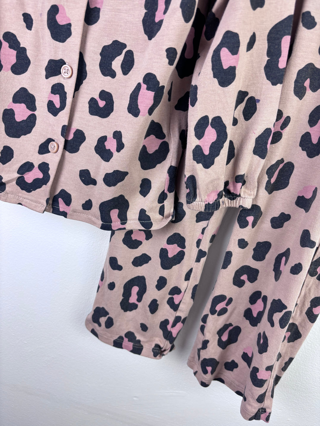 M&S Brown Leopard Print Outfit Set 3-4 Years-Night Wear-Second Snuggle Preloved