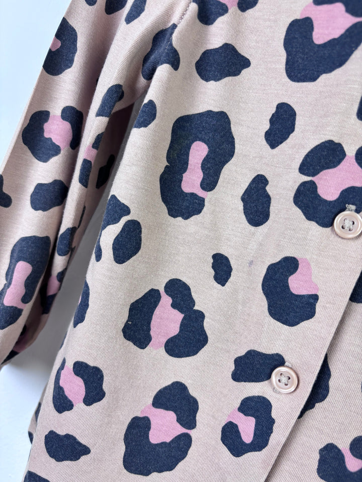 M&S Brown Leopard Print Outfit Set 3-4 Years-Night Wear-Second Snuggle Preloved