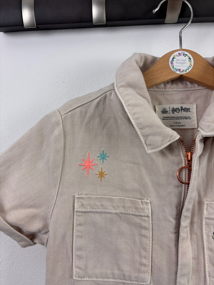 M&S Harry Potter Beige Utility Playsuit 7-8 Years