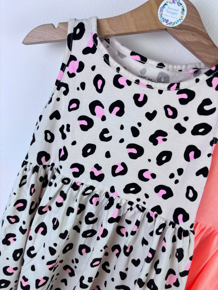 Fred & Flo Pink Leopard Print Dress Set 2-3 Years-Dresses-Second Snuggle Preloved