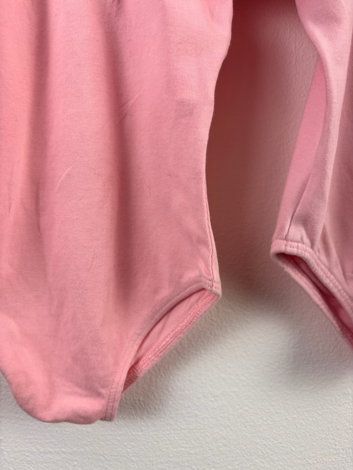Chelsea Ballet Pink Short Sleeve Leotards 2 Pack 2-3 Years