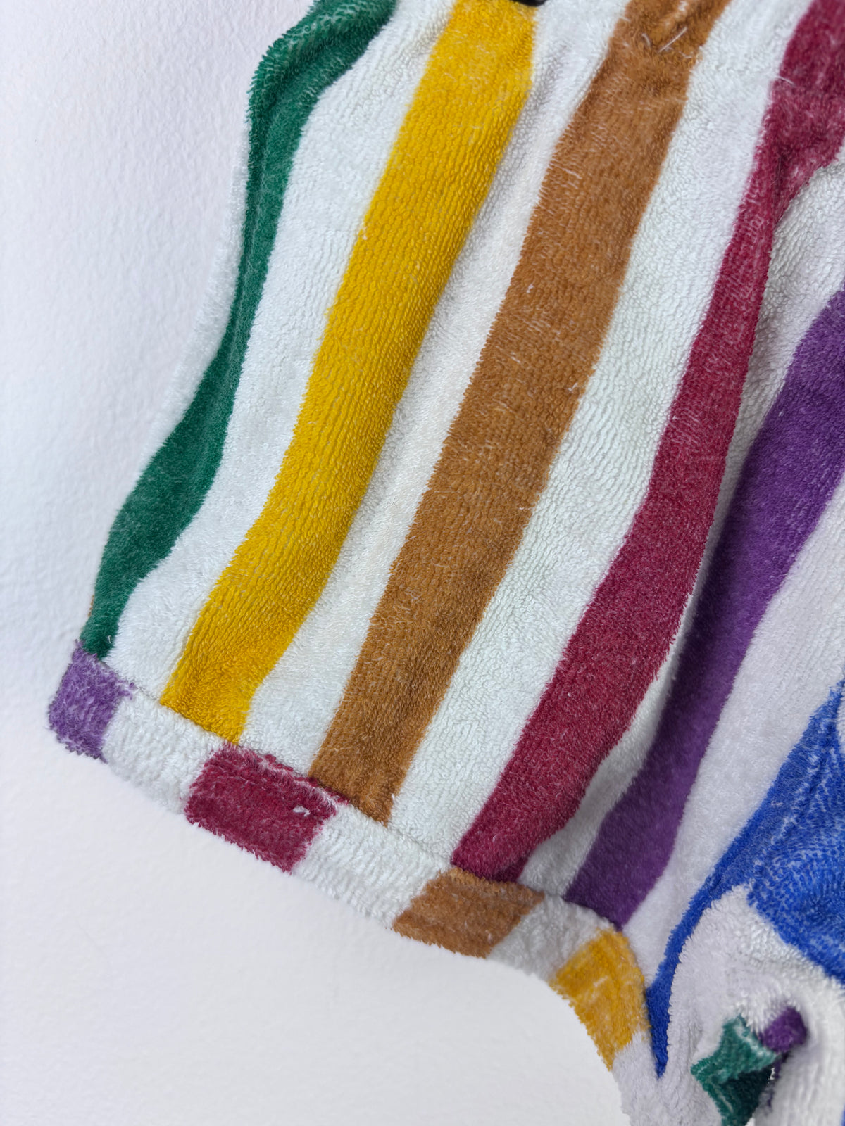 Hugo Tiki Multicolour Stripe Towelling Shorts 4 Years-Shorts-Second Snuggle Preloved