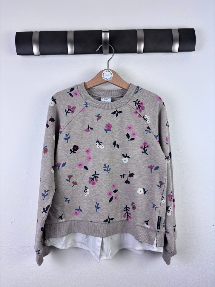 Polarn O. Pyret Floral Sweatshirt 6-8 Years-Jumpers-Second Snuggle Preloved