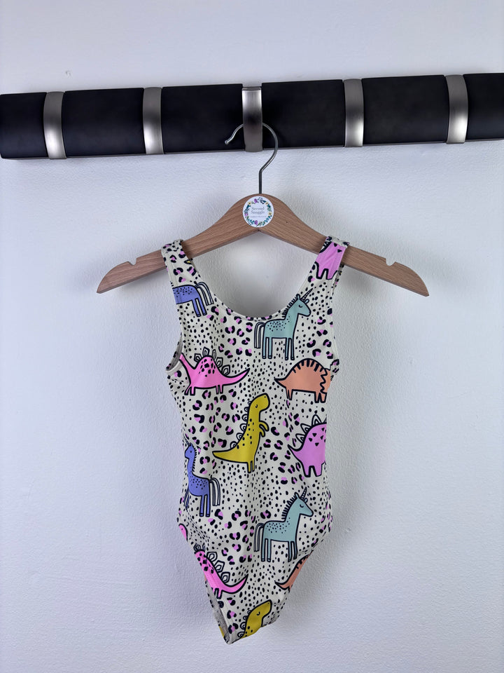 Fred & Flo Dinosaur and Unicorn Swimsuit 12-18 Months-Swimming-Second Snuggle Preloved