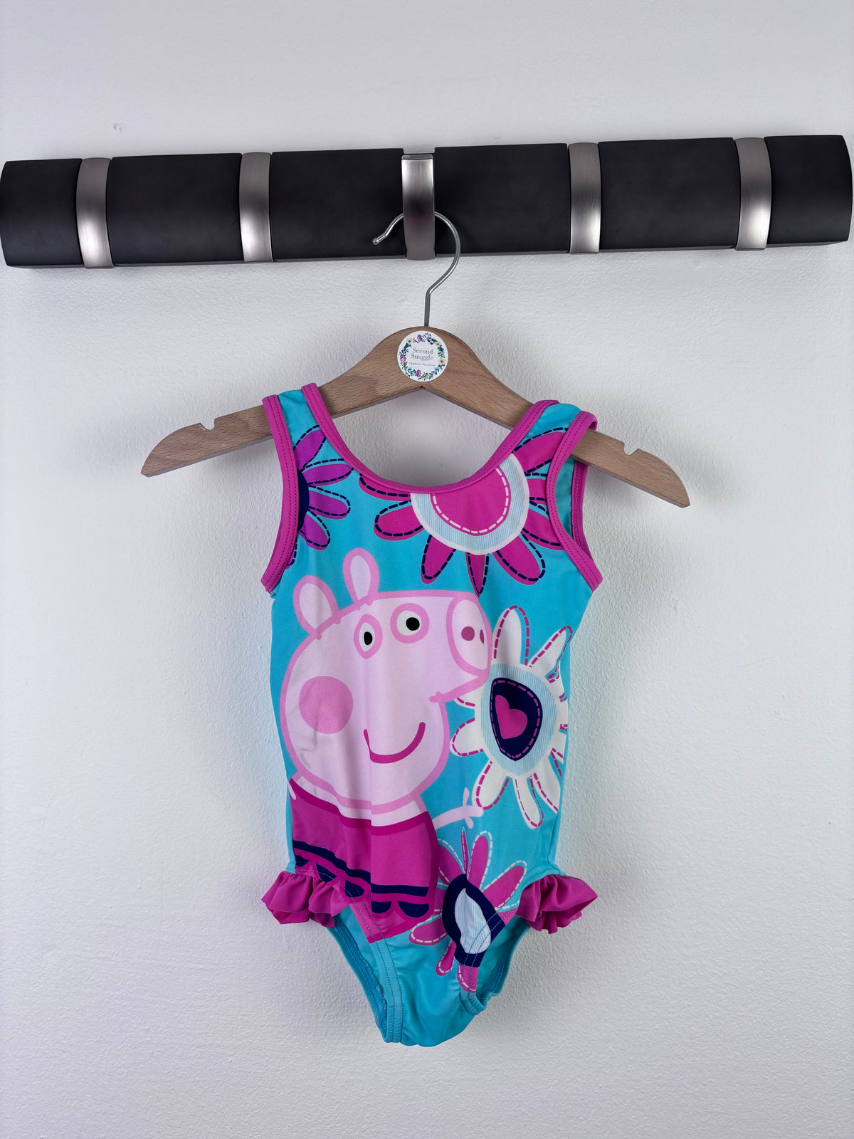 Evie Angel Peppa Pig Swimsuit 9-12 Months-Swimming-Second Snuggle Preloved