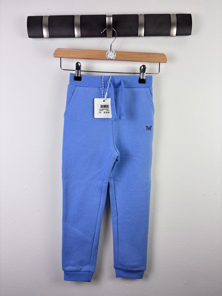 Crew Blue Joggers 5-6 Years-Trousers-Second Snuggle Preloved