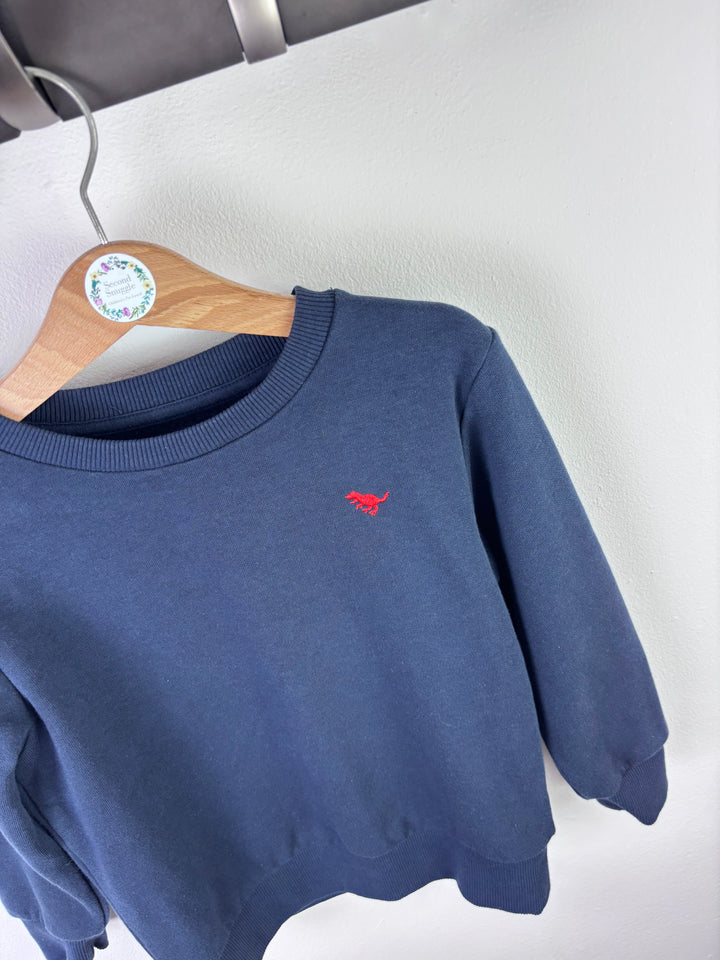 Next Navy Sweatshirt 3-4 Years-Jumpers-Second Snuggle Preloved
