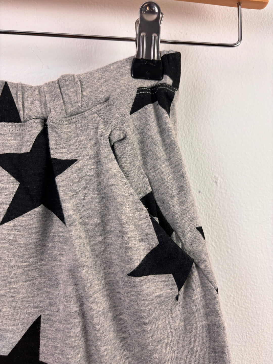 Nununu Grey Star Print Shorts 3-4 Years