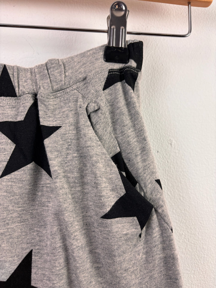 Nununu Grey Star Print Shorts 3-4 Years