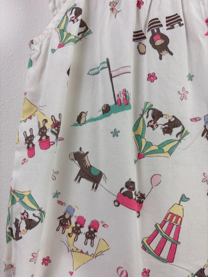 Joules Cream Carnival Print Romper 3-6 Months
