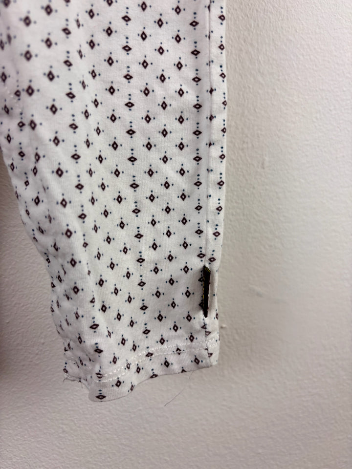 Ted Baker White Patterned Romper 3-6 Months