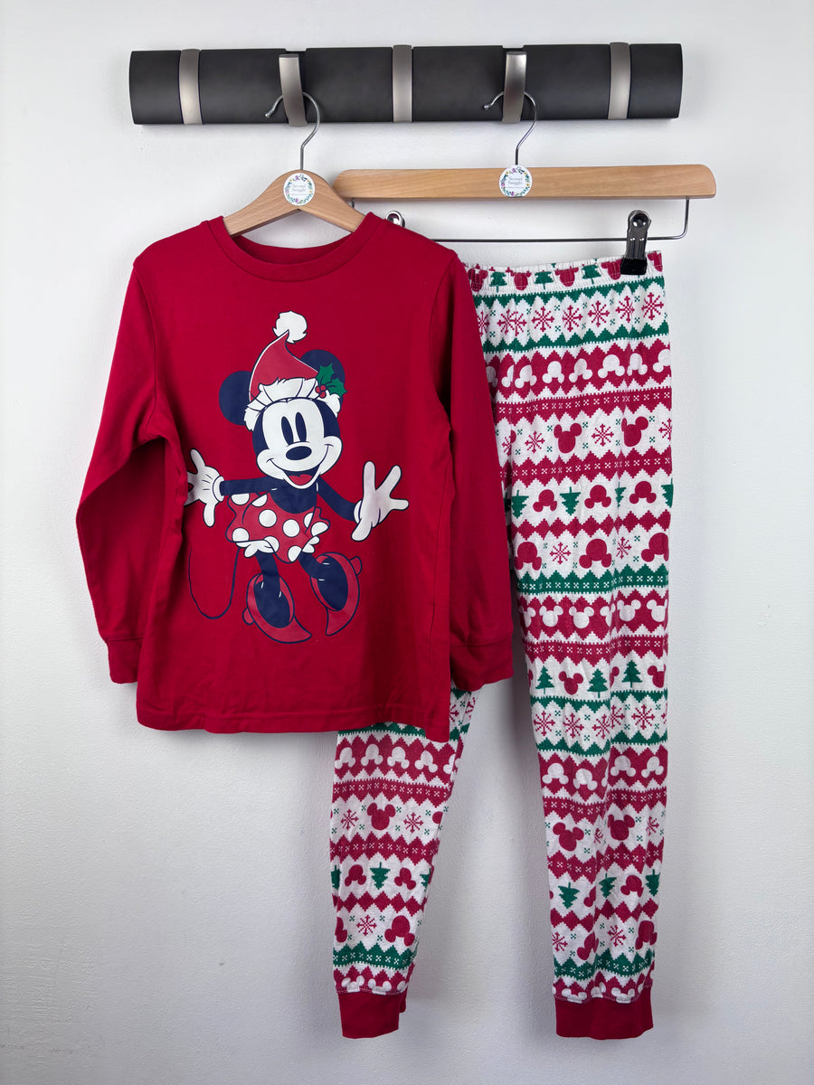 Matalan Minnie Mouse Christmas Pyjamas 8 Years-Night Wear-Second Snuggle Preloved