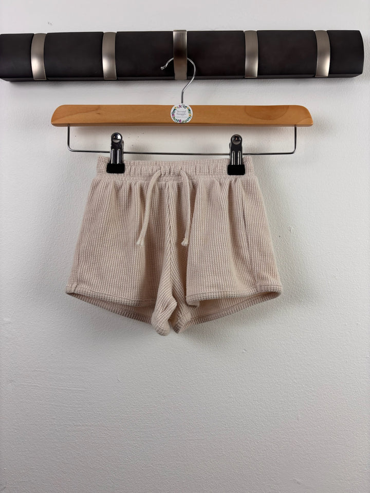Zara Beige Waffle Shorts 12-18 Months
