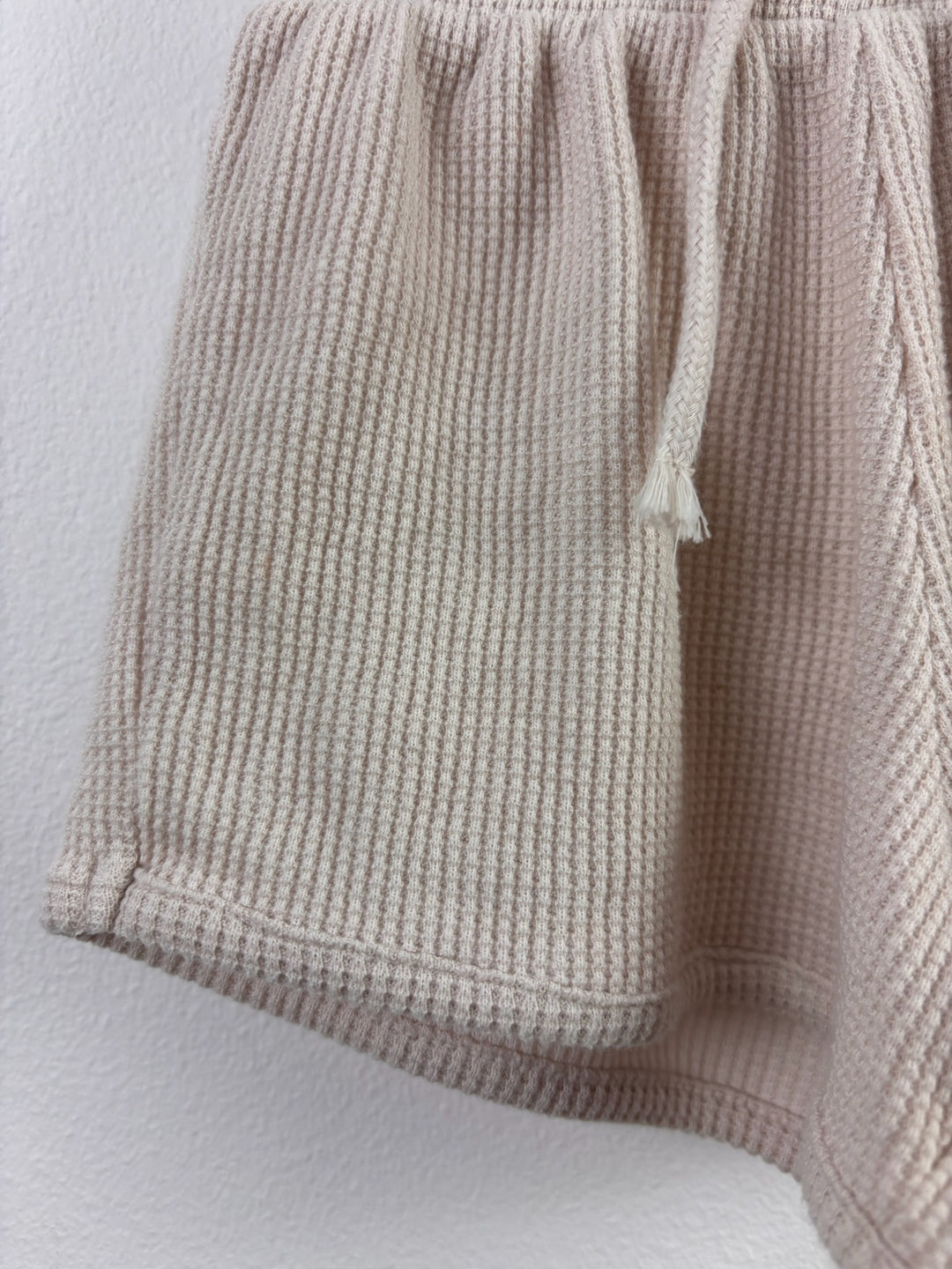 Zara Beige Waffle Shorts 12-18 Months
