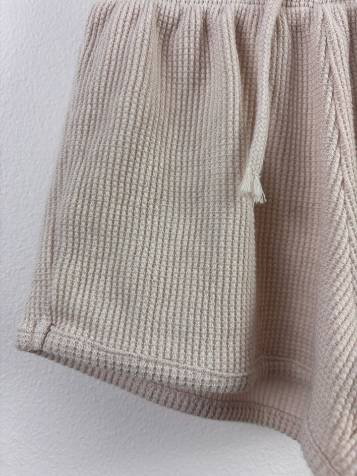 Zara Beige Waffle Shorts 12-18 Months
