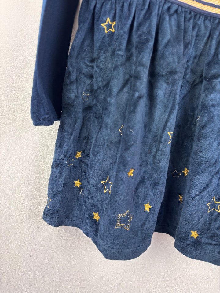 Fat Face Navy Star Dress 6-7 Years-Dresses-Second Snuggle Preloved
