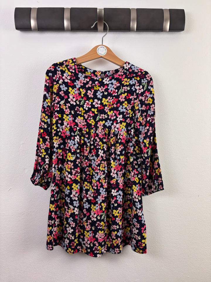 Joules Navy Floral Dress 4 Years