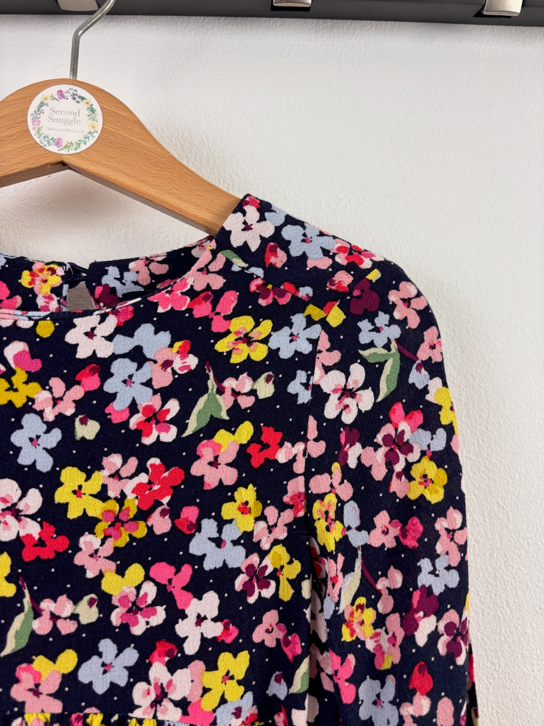 Joules Navy Floral Dress 4 Years