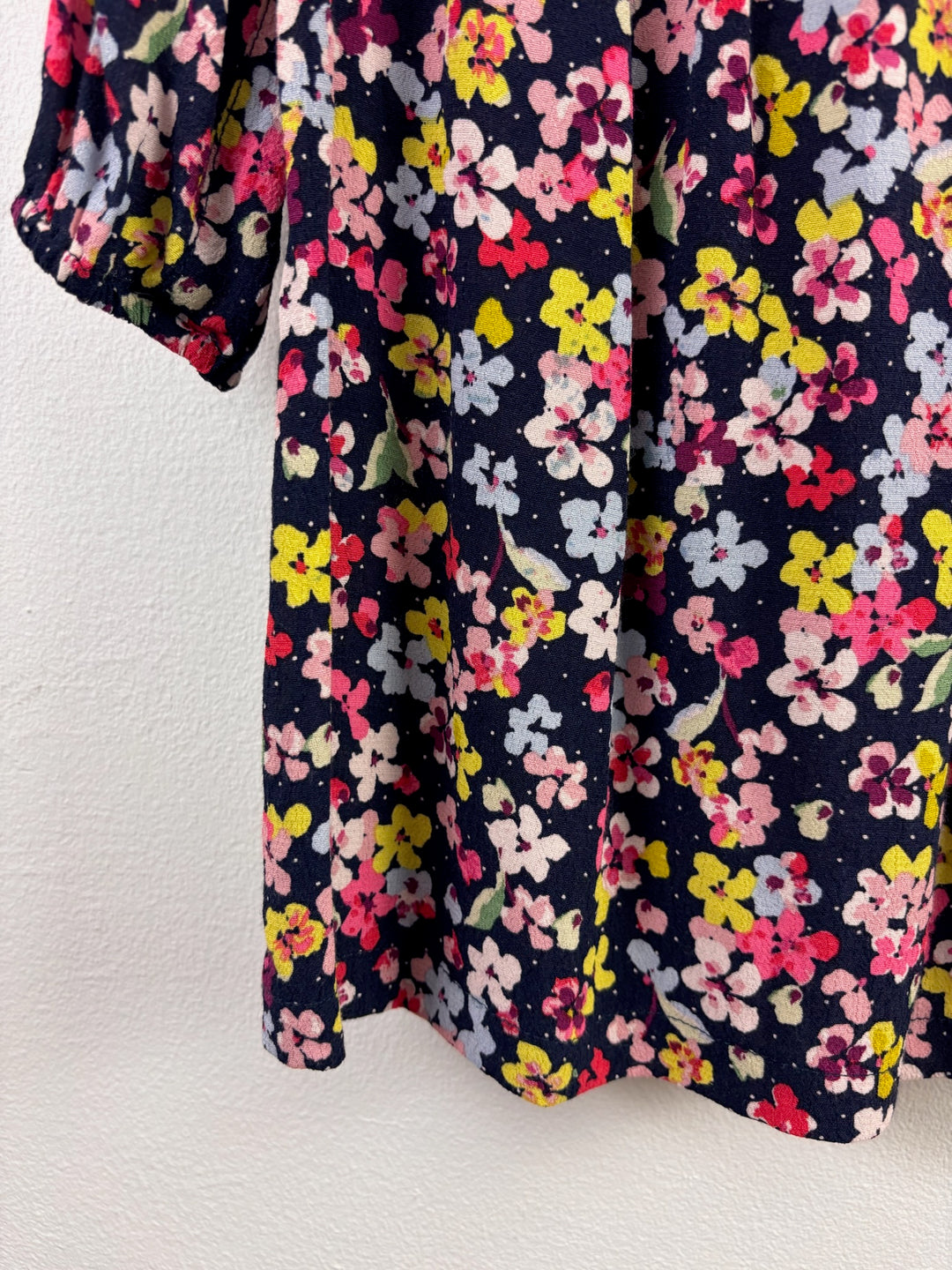 Joules Navy Floral Dress 4 Years