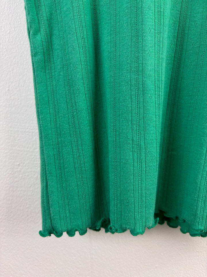 Gap Green Ribbed T-Shirt 8-9 Years-Tops-Second Snuggle Preloved