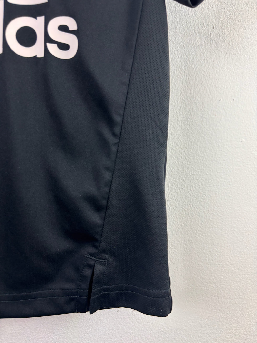 Adidas Black Logo Sports T-Shirt 7-8 Years