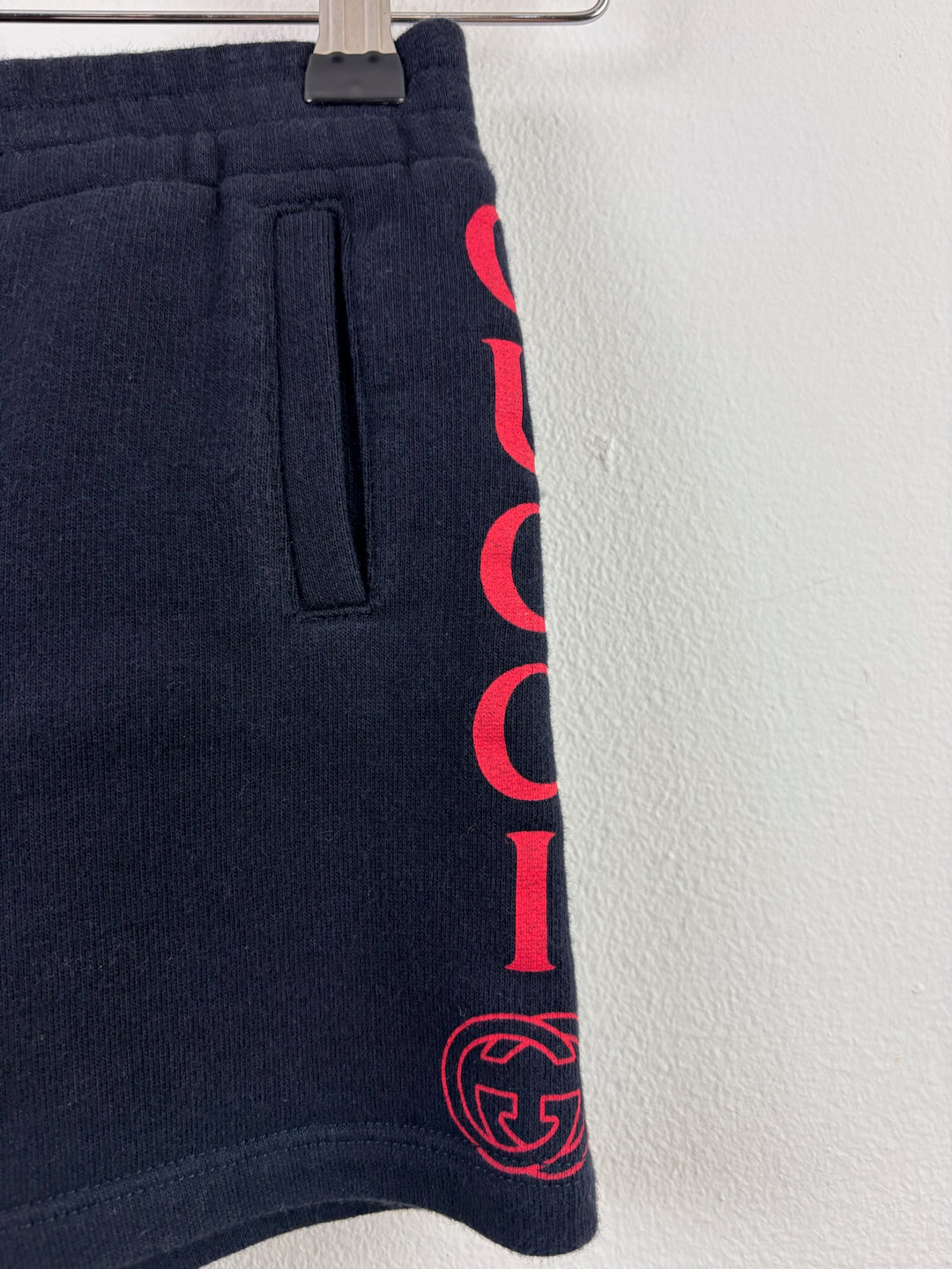 Gucci Navy Logo Sweat Shorts 3-4 Years