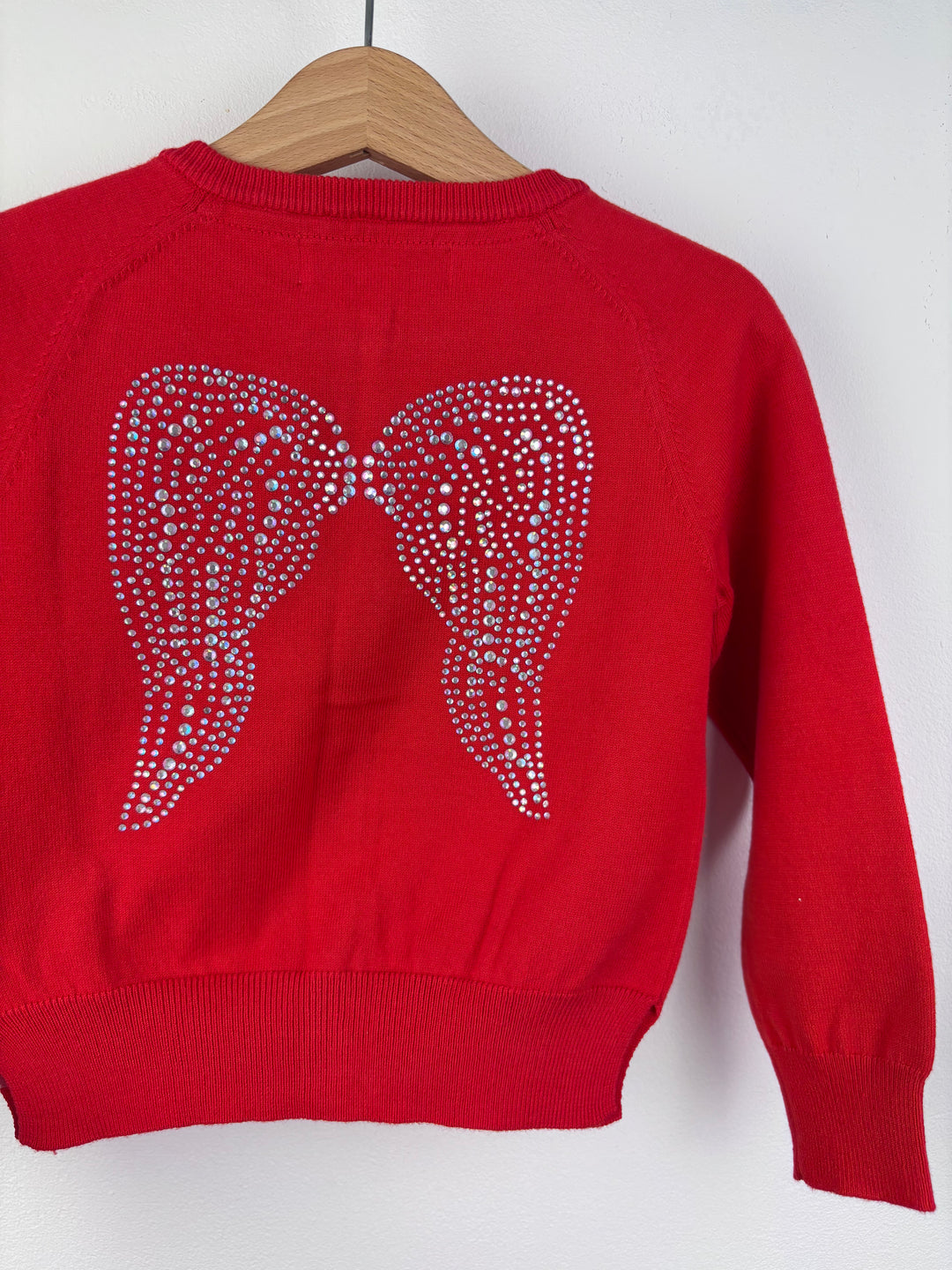 Angels Face Red Cardigan 3-4 Years-Cardigans-Second Snuggle Preloved