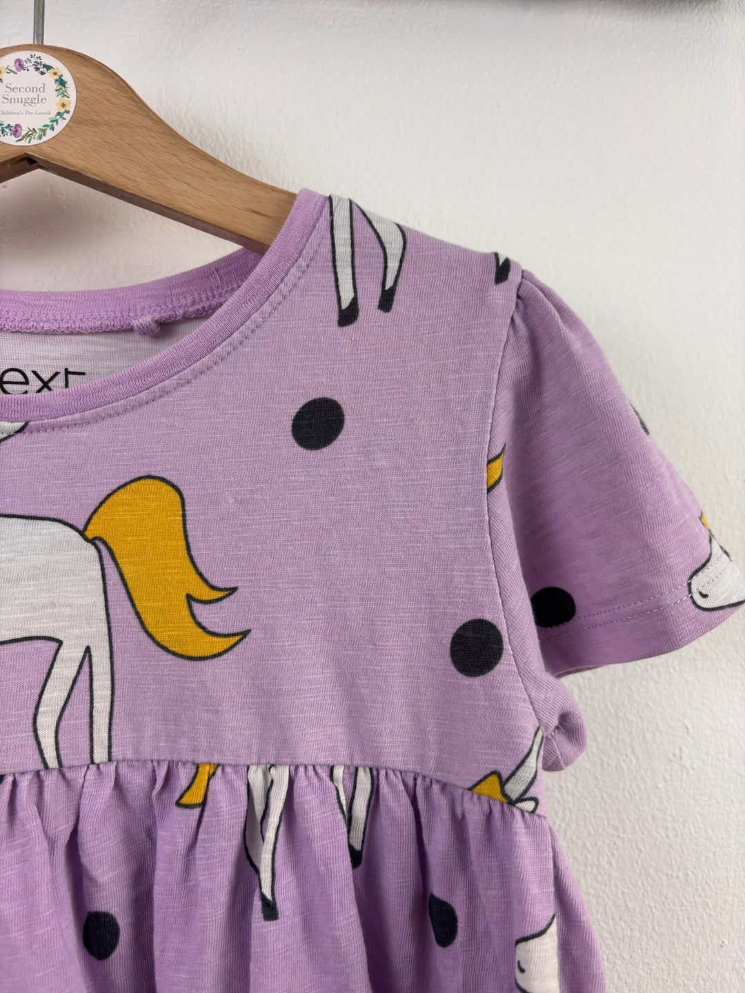 Next Lilac Unicorn Print Tunic Top 5-6 Years