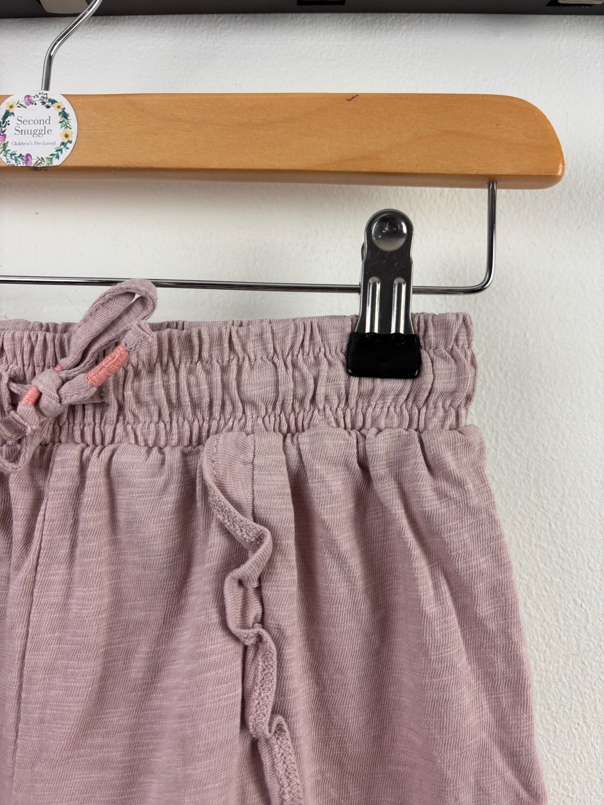 Next Mauve Ruffle Trim Shorts 8 Years-Shorts-Second Snuggle Preloved