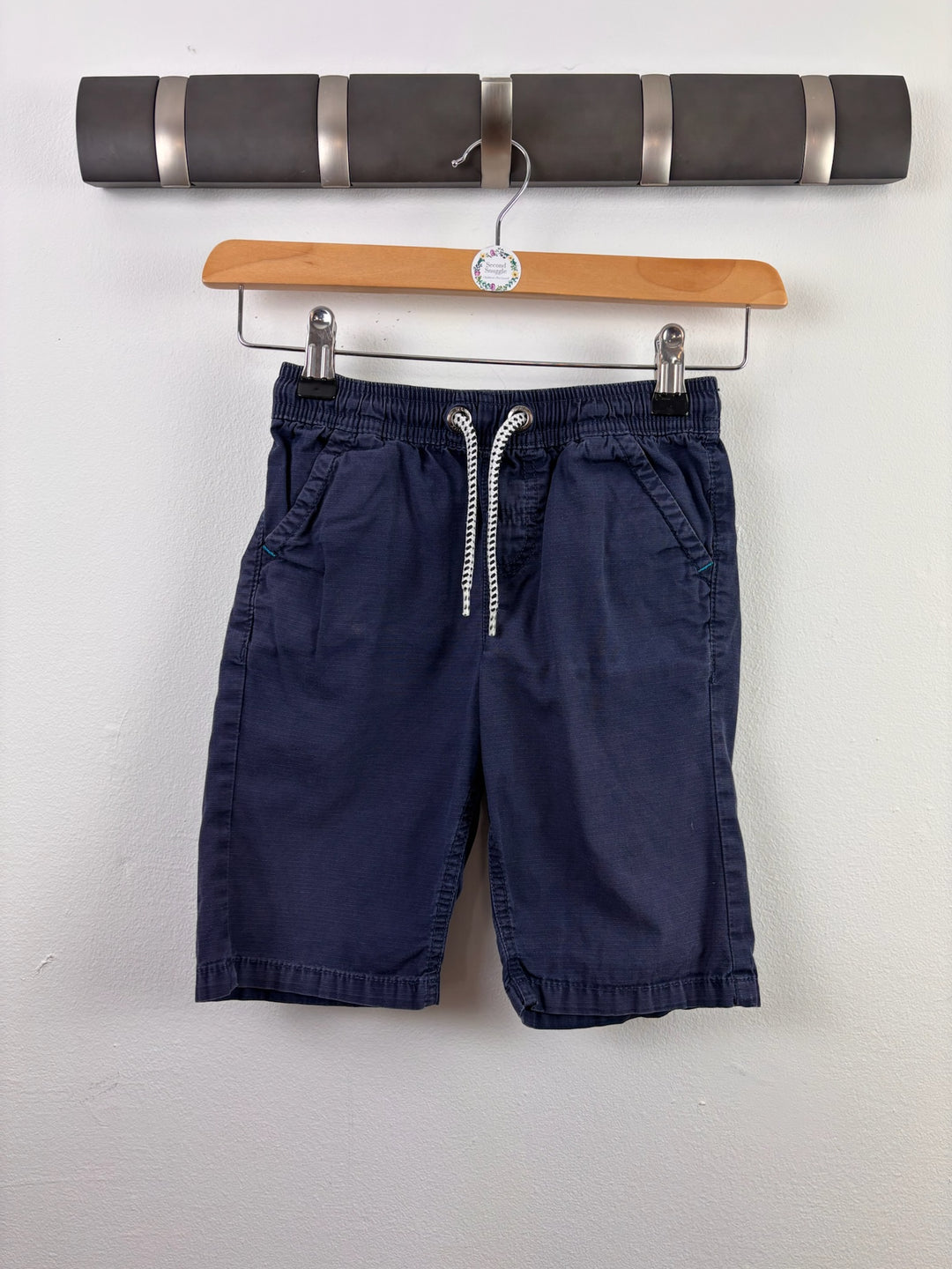 Blue Zoo Navy Drawstring Shorts 5 Years