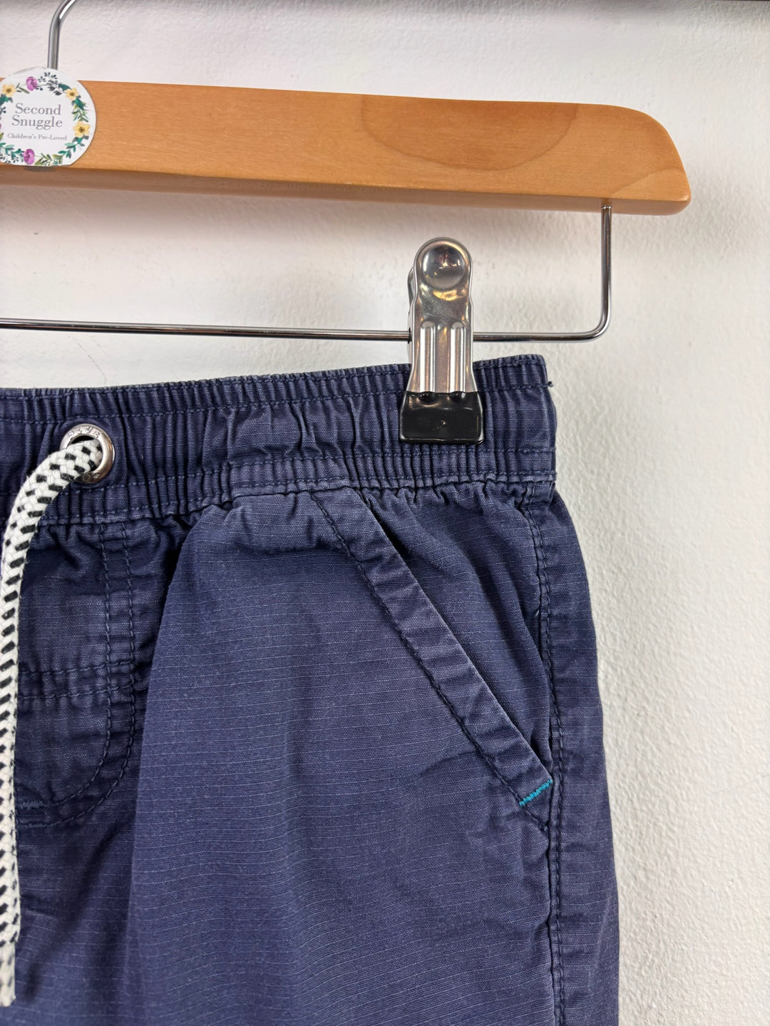 Blue Zoo Navy Drawstring Shorts 5 Years
