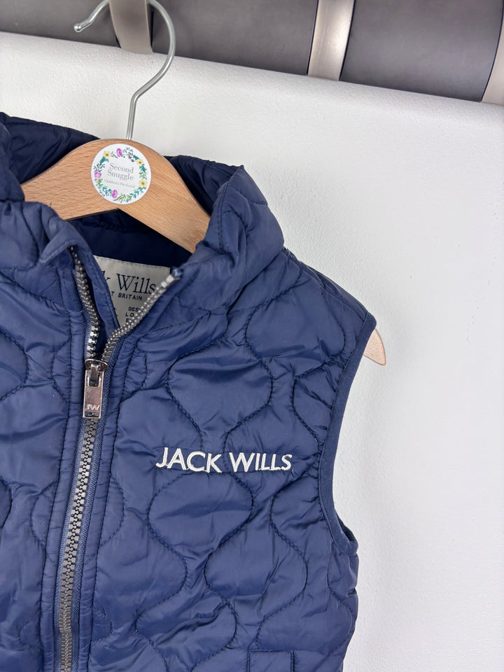 Jack Wills Navy Quilted Gilet 5-6 Years-Gilets-Second Snuggle Preloved