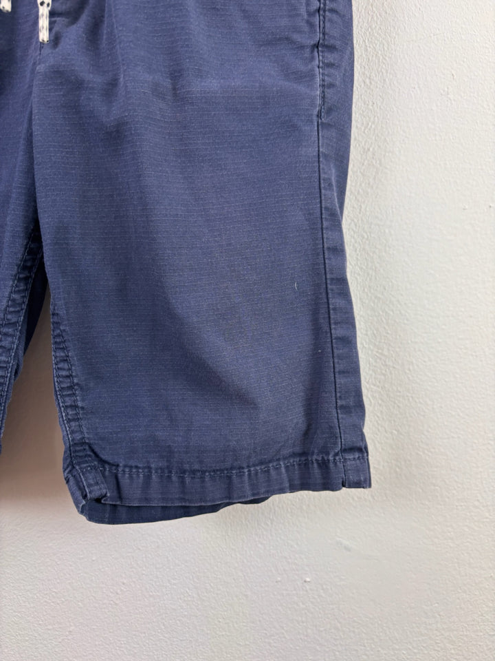 Blue Zoo Navy Drawstring Shorts 5 Years