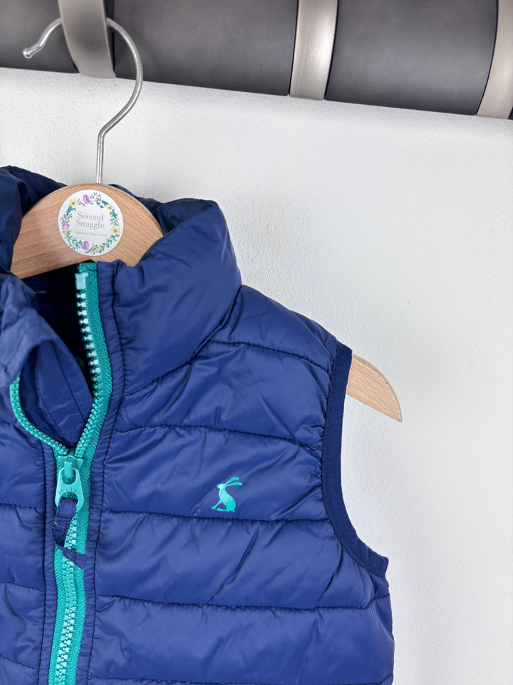 Joules Blue Padded Gilet 3 Years