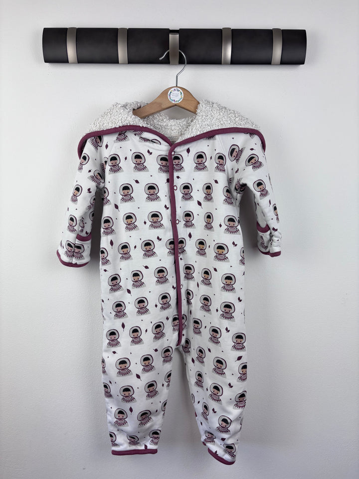 Pigeon Cosy Hooded All In One 6-12 Months-All In One-Second Snuggle Preloved