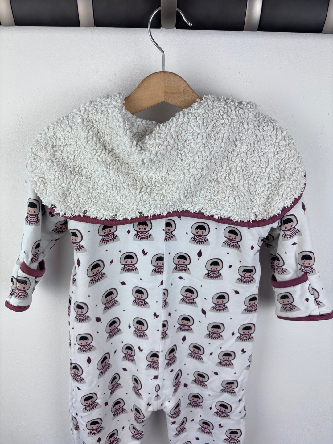 Pigeon Cosy Hooded All In One 6-12 Months-All In One-Second Snuggle Preloved