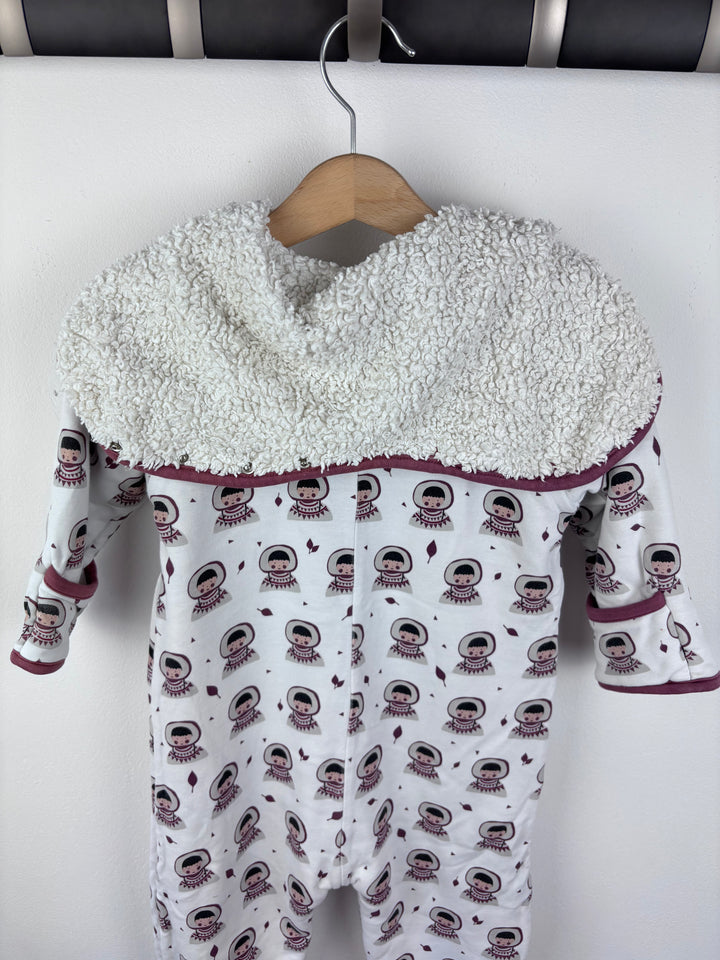 Pigeon Cosy Hooded All In One 6-12 Months-All In One-Second Snuggle Preloved