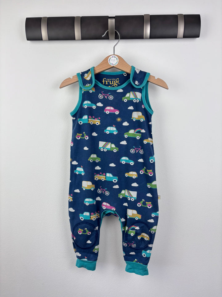 Frugi Transport Dungarees 6-12 Months-Dungarees-Second Snuggle Preloved