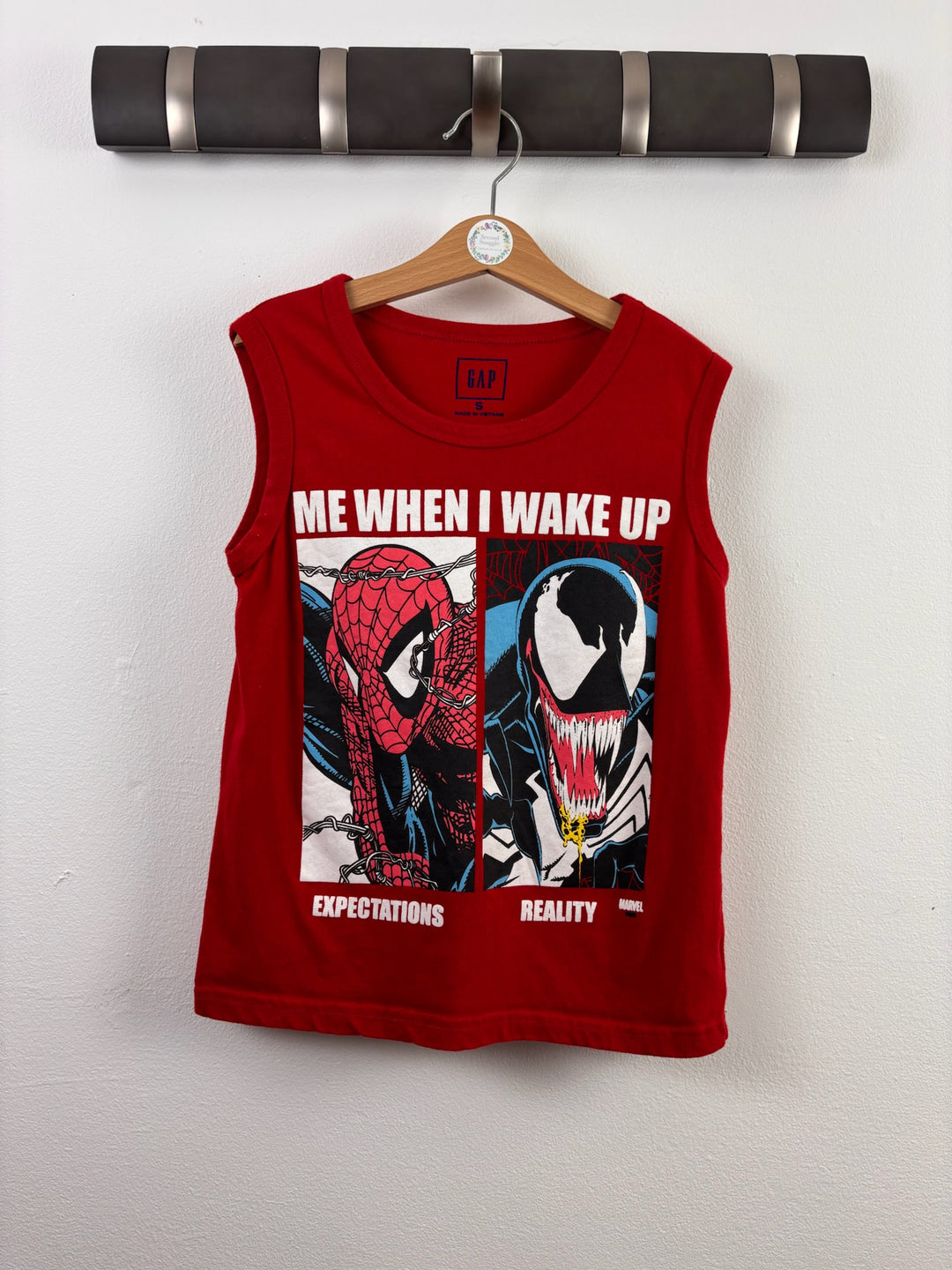 Gap Red Marvel Spider-Man Vest Top 6-7 Years
